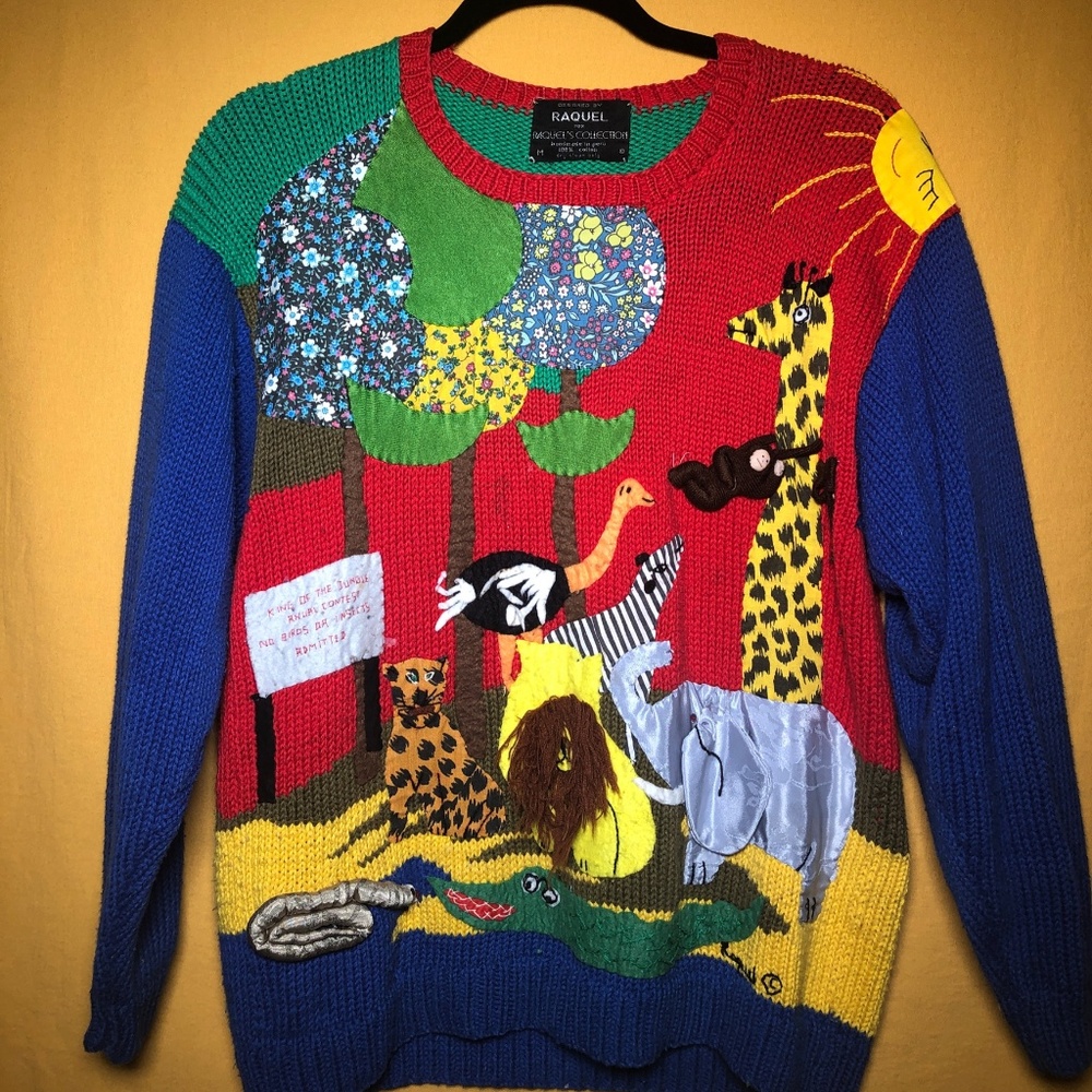 Vintage Raquel's Hand Knit Sweater